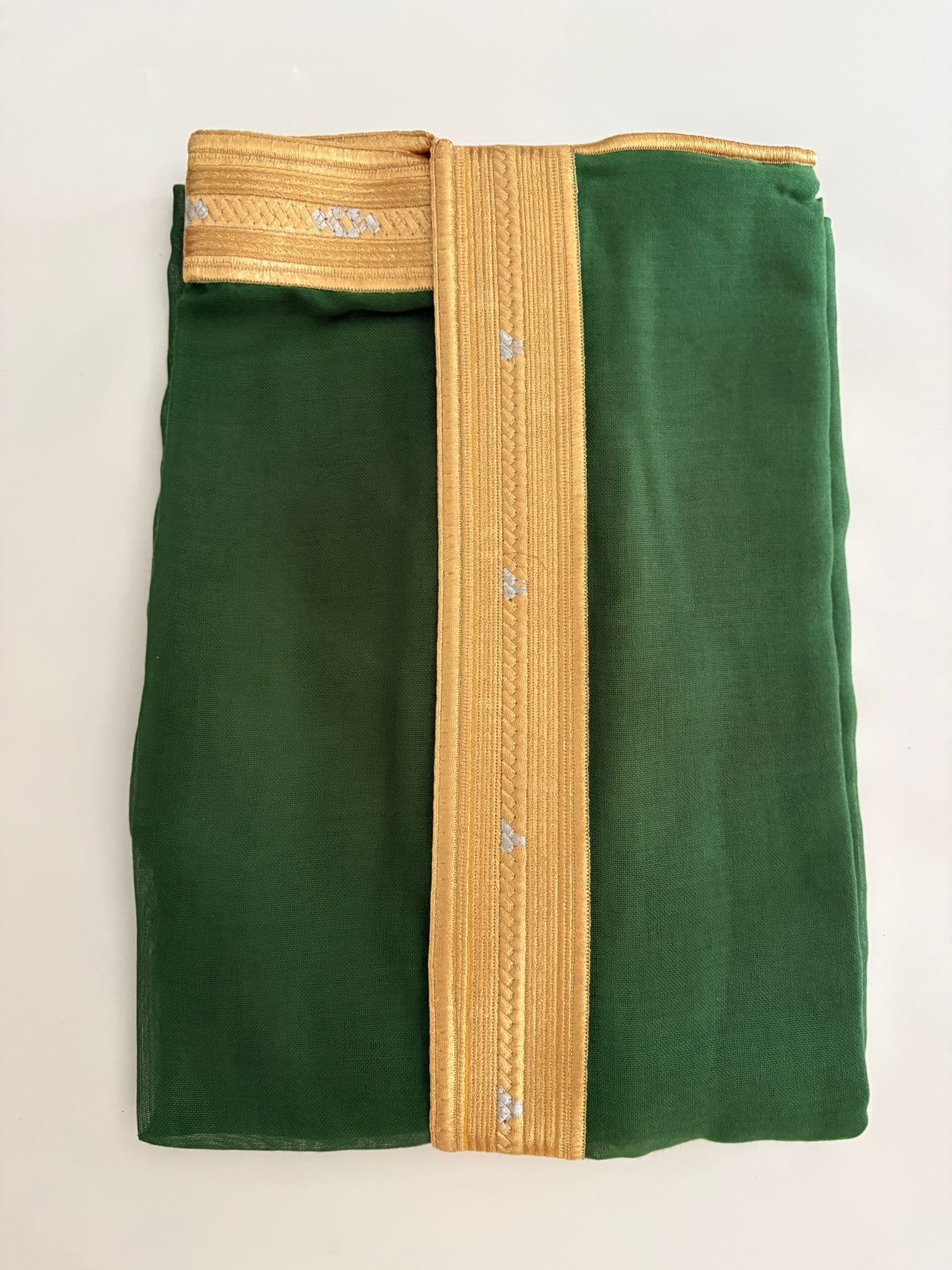 Bouchti Vert Galon Doré