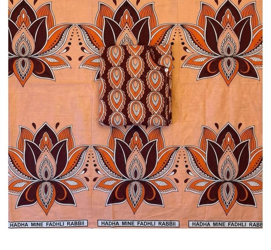 Gaouni Pêche Motif Lotus